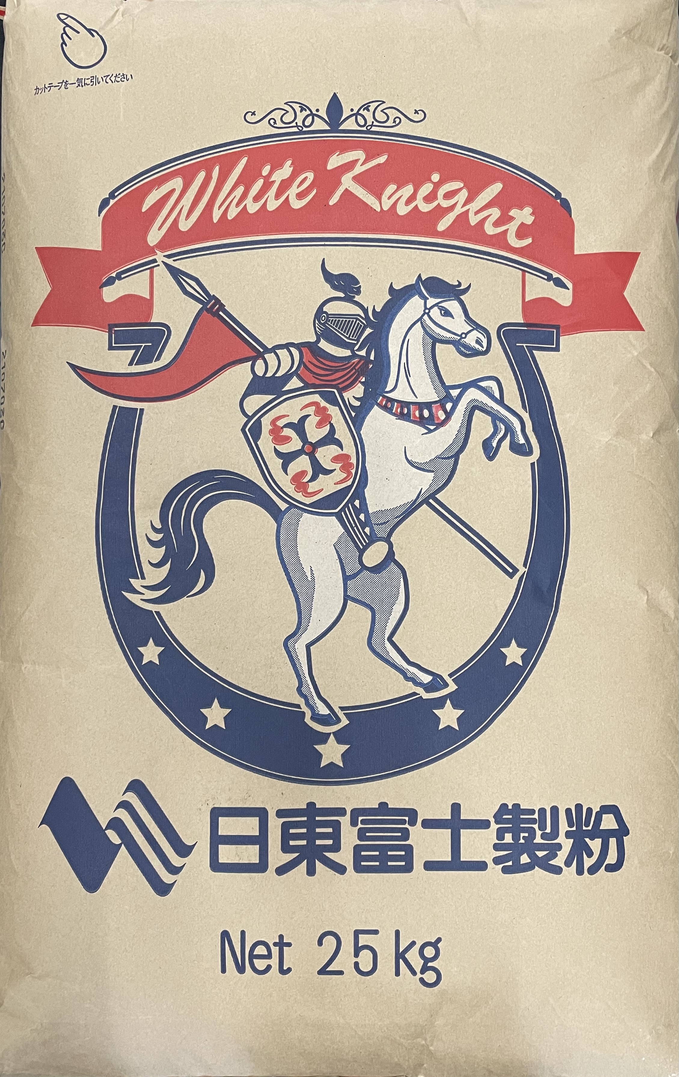 ホワイトナイト　２５ｋｇ　ICW　１００％【日東富士製粉】外国産小麦　外国産強力粉